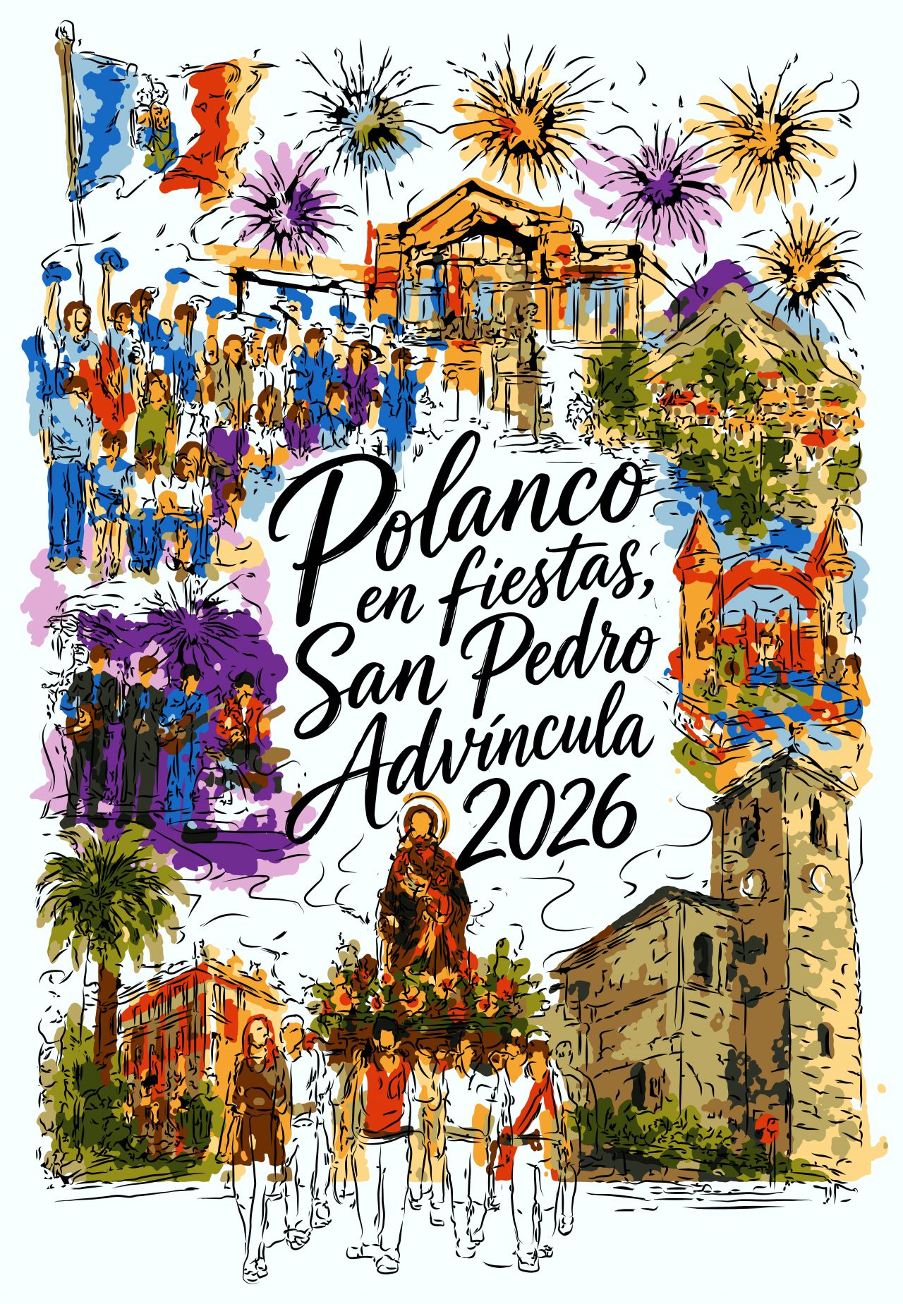 Cartel fiestas San Pedro Advincula 2026