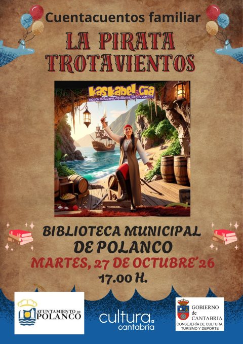 Cartel La pirata trotavientos