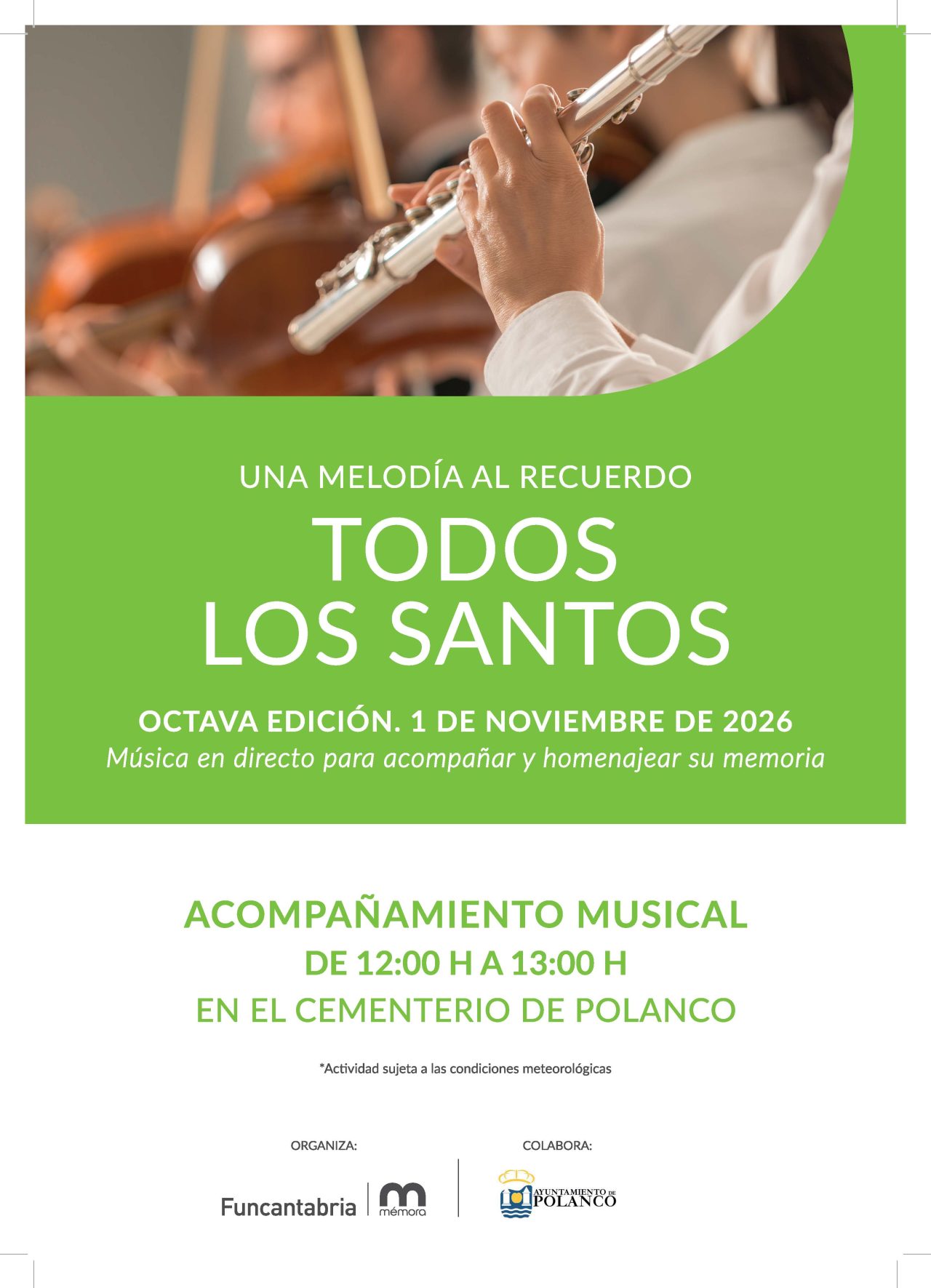 Cartel una melodía al recuerdo