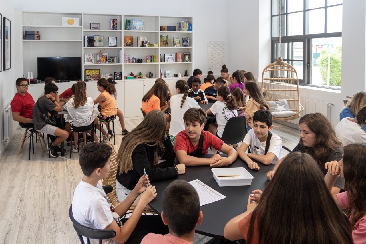 Jóvenes estudiantes de Polanco