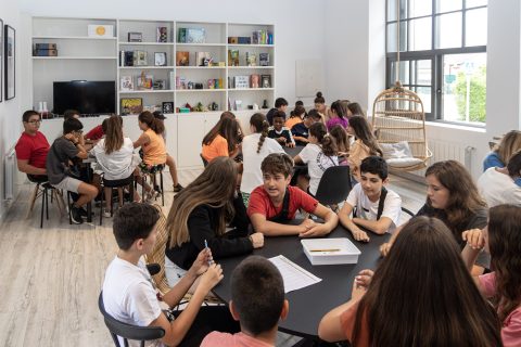 Jóvenes estudiantes de Polanco